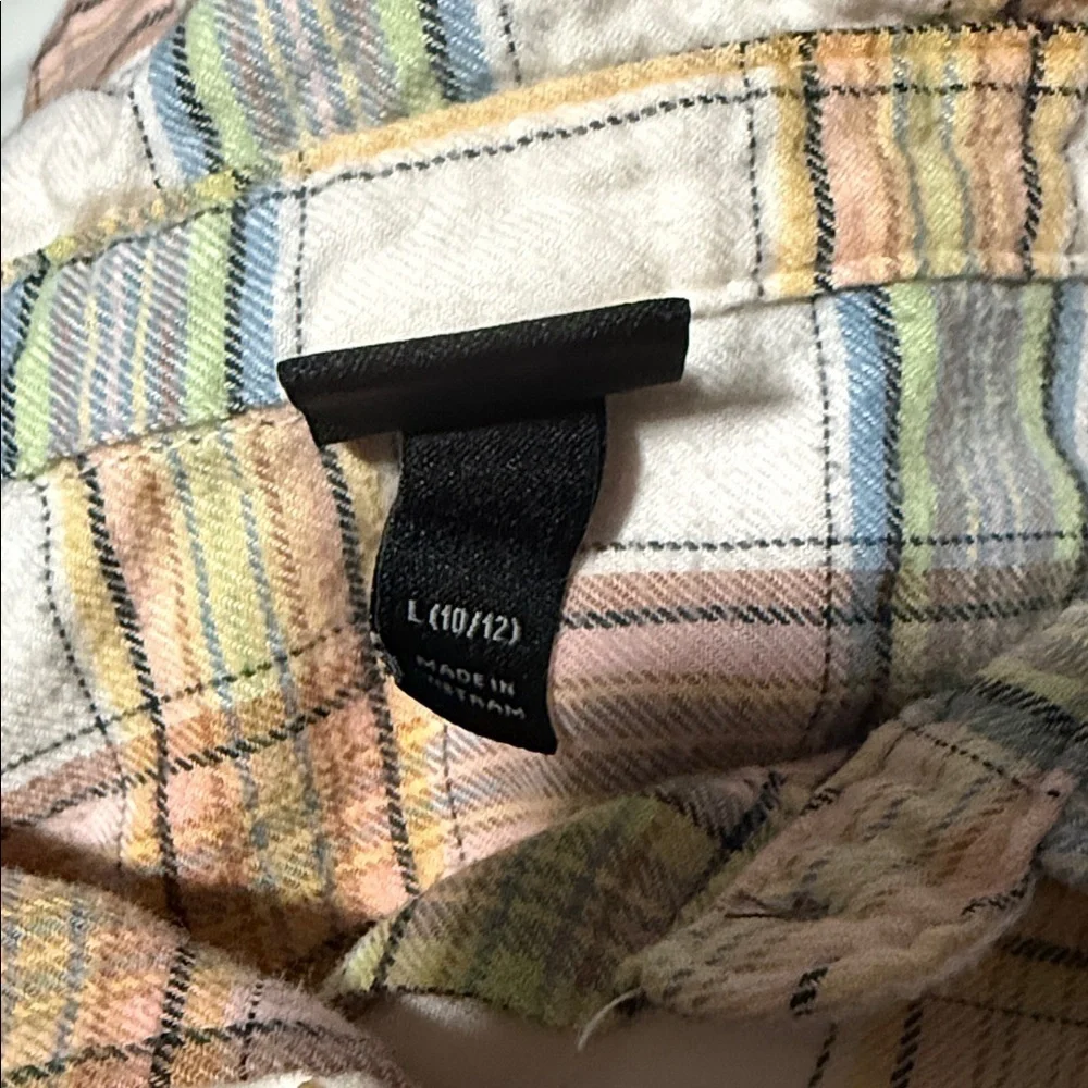 Set of Plaid Button Down flannel tops - Multicolor - Picture 6 of 6